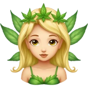 weed fairy sticker