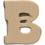 Letter G sticker