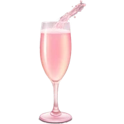 Pink champagne  sticker