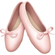 Pale pink ballet shoes sticker