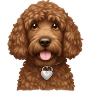  brown doodle sticker