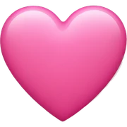 Pink heart sticker