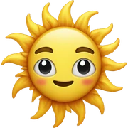Sun sticker