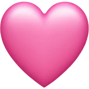 Pink heart sticker