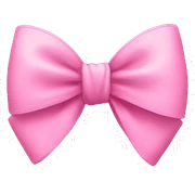 pink bow sticker