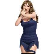 brown haired girl singing alone sticker