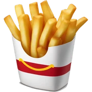 McDonald’s fries sticker
