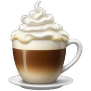 Coffee with whipped cream  sticker