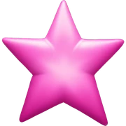 pink star  sticker