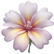 beautiful ethereal flower sticker