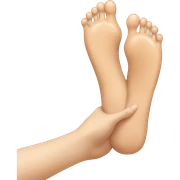 Feet massage sticker