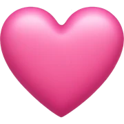 Pink heart sticker