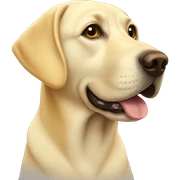 Yellow lab sticker
