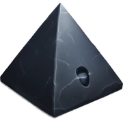 Obsidian pyramid sticker
