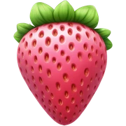 Pink strawberry  sticker