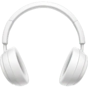 White headphones sticker