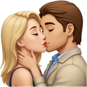 Kissing sticker
