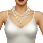 pearl necklace  sticker