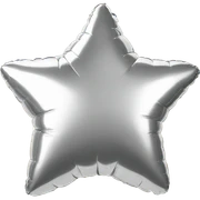 Foil star gold balloon  sticker