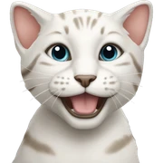 котики, котята, единороги, мармеладки, бантики белые sticker