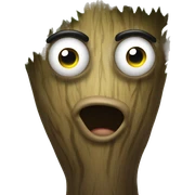 Tree with eyes in it sticker