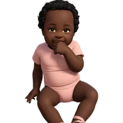 sitting solo in black underwear sticker