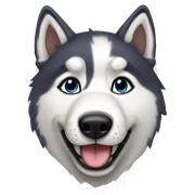 husky sticker