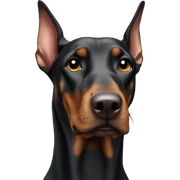 Doberman sticker