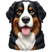 Bernese mountain dog sticker