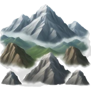 mountain sticker