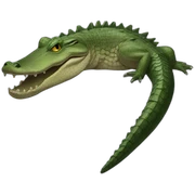 dead alligator sticker