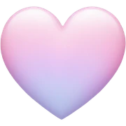 Pastel heart sticker