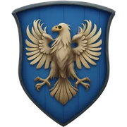 The ravenclaw house crest  sticker