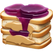 Peanut butter ￼ and jelly sticker