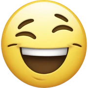 Cute smiley face sticker