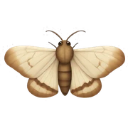 Moth sticker