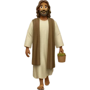 Walking with Jesus sticker