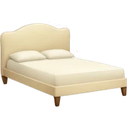 Cream colored bed sticker