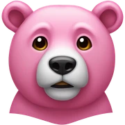 oso rosado  sticker