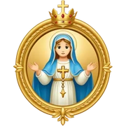 ave maria's emblem  sticker