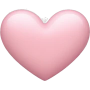 Pastel pink heart sticker