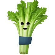 celery with clothes  sticker