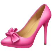 Pink high heels sticker