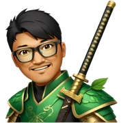 Emerald Samurai sticker
