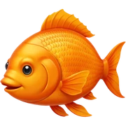 One happy fish sticker