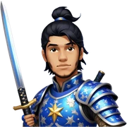 Celestial Samurai sticker