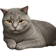 realistic cat on pillow sticker