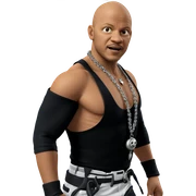 bald man with necklace sticker
