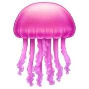 pink jellyfish sticker