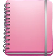 Pink Notebook sticker